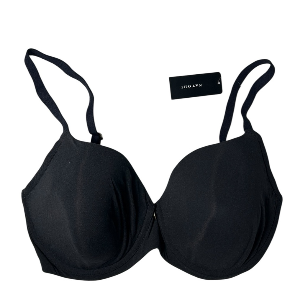 NATORI black chic comfort underwire 32DDD bra style 736096 NWT